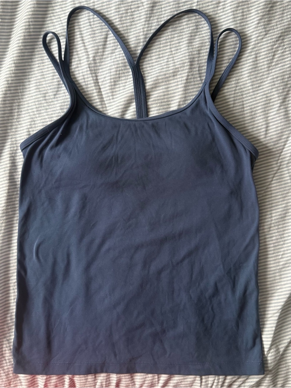 Victoria Secret PINK Women's Navy Strappy Tank Top